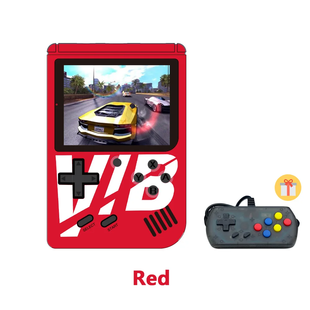 New Super VIB Vibration Games Retro Video game handheld game console Built-in 8 Bit 30 VIB game Mini consola portatil gift - Цвет: Vib-Reed