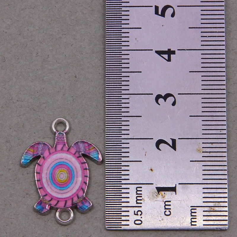 6 шт в богемном стиле морских животных красочные яркие черепаха разъем