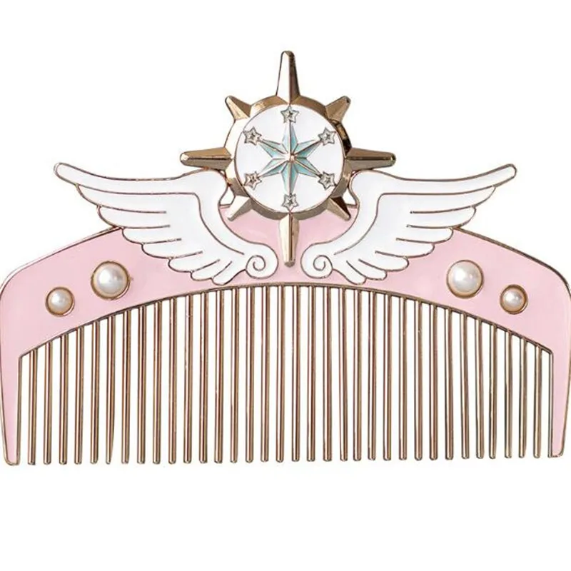 Сейлор Мун расческа Cardcaptor Сакура косплей костюмы реквизит розовые девушки