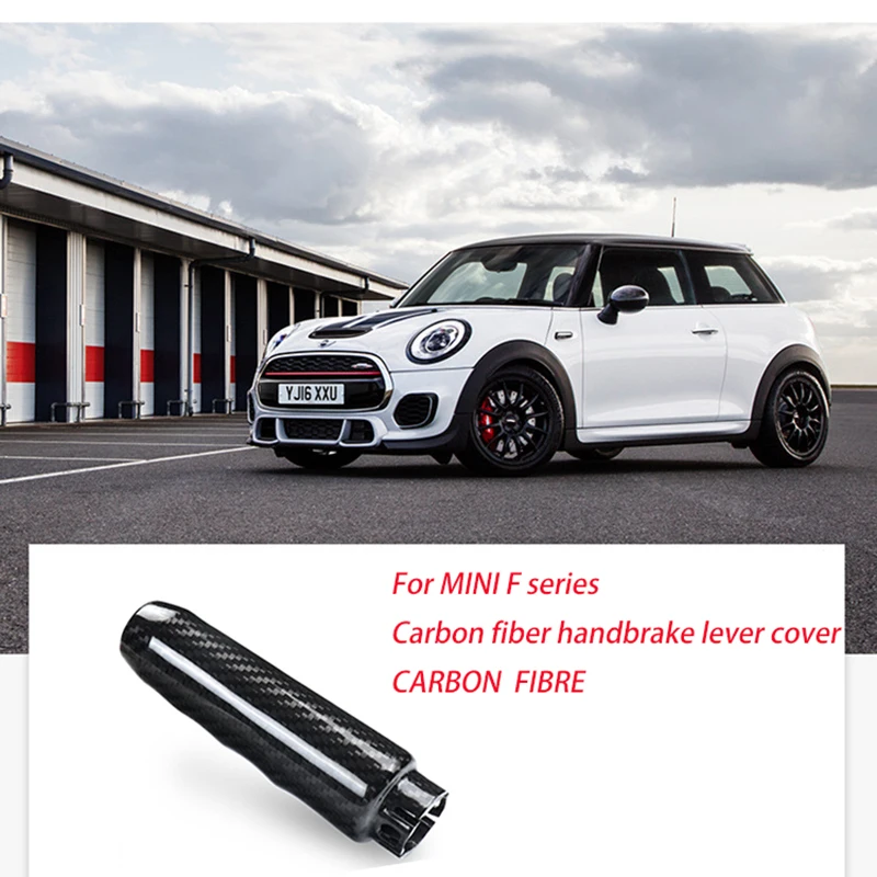 

Car Carbon Fiber Handbrake Handle Cover Decoration for Mini Cooper F55 F57 F56 Car Interior Decoration Products