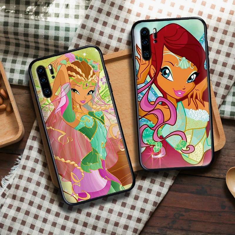 Роскошный черный чехол Winx для huawei P Smart Z 2018 P20 Pro P8 P9 Mini P10 2019 P30 LITE | Мобильные
