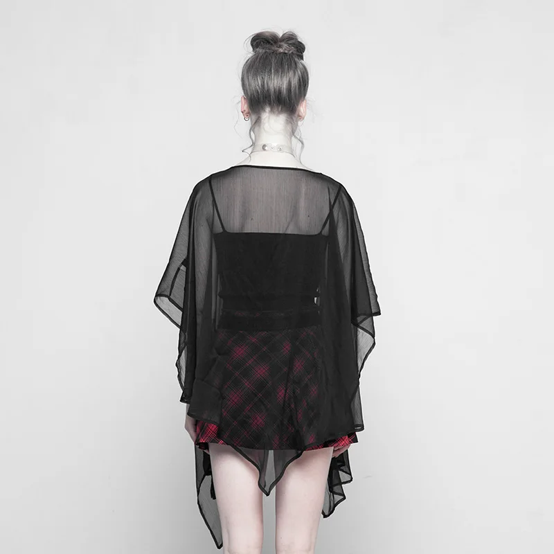 Женская шифоновая шаль в стиле Панк RAVE модная многофункциональная