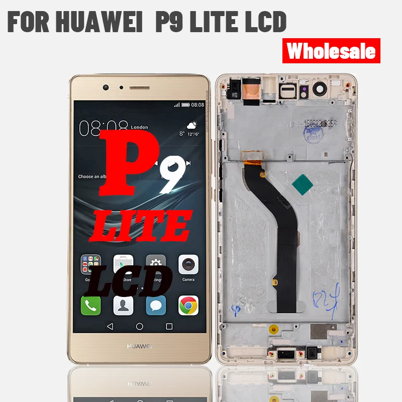 Оригинальный дисплей для Huawei P9 Lite ЖК Сенсорная панель стеклянный экран