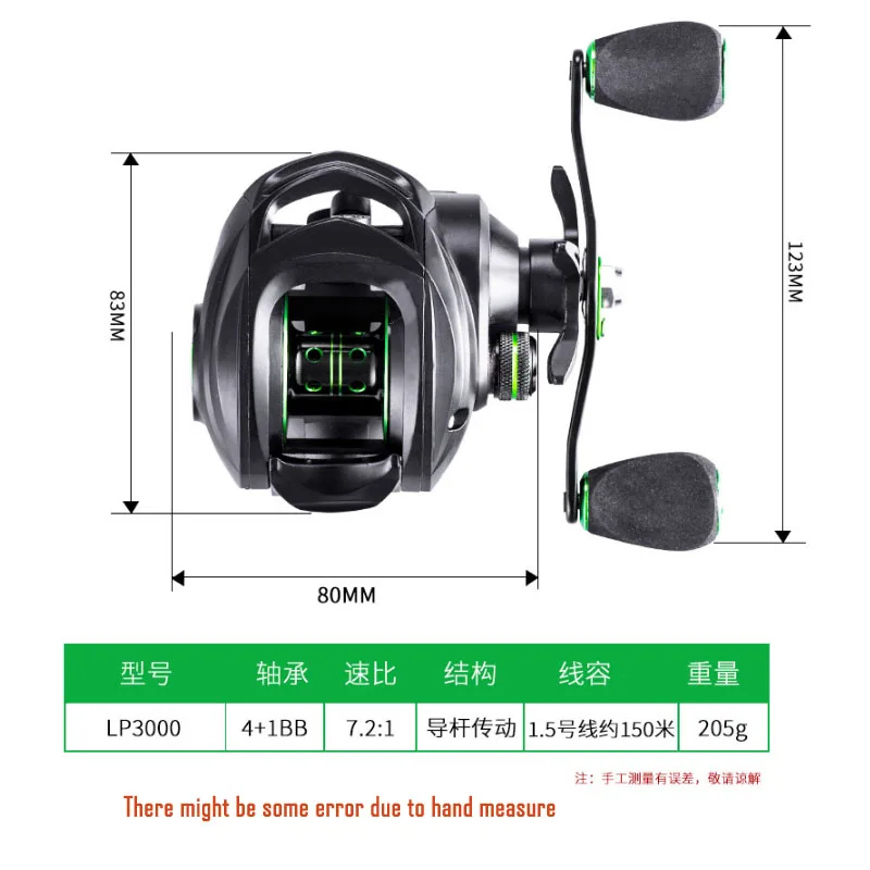 7.2:1 High Speed Baitcasting Fishing Reel Light Baitcaster Wheels Carp Lure Saltwater Freshwater Left Right Handed Best Cheap | Спорт и