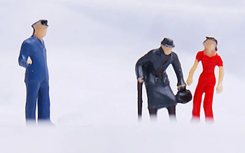 

24pcs Mixed People Street Passenger Miniature Model Architectural HO Scale 1:87