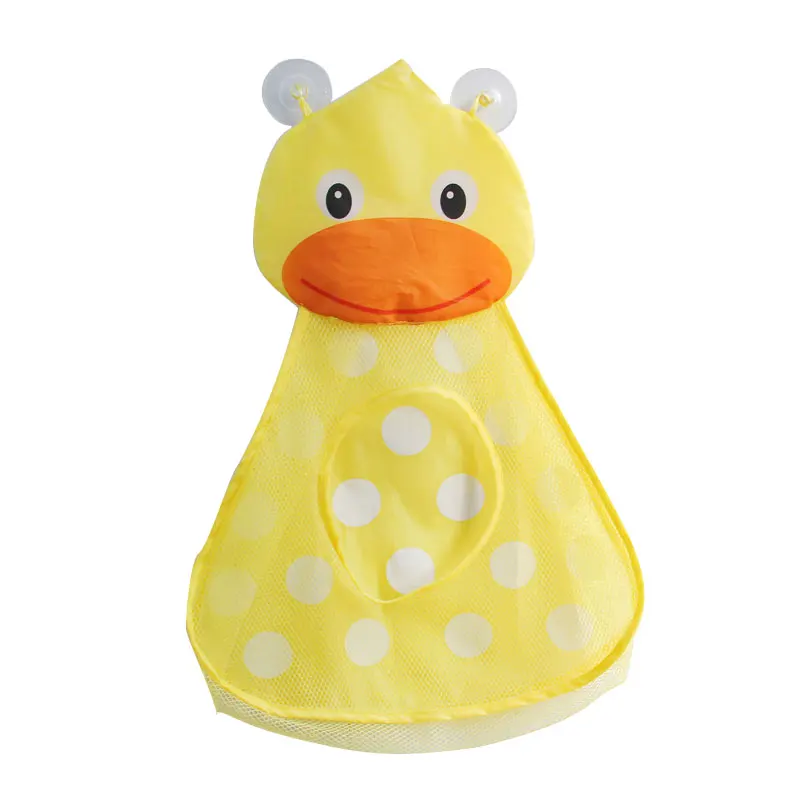 Yellow Детские Игрушки для ванны утка душ сумка для хранения большая сетка пляжная Ванна портаб Складная Сумка детский душ игры реборн кукла водные игры - Цвет: Yellow