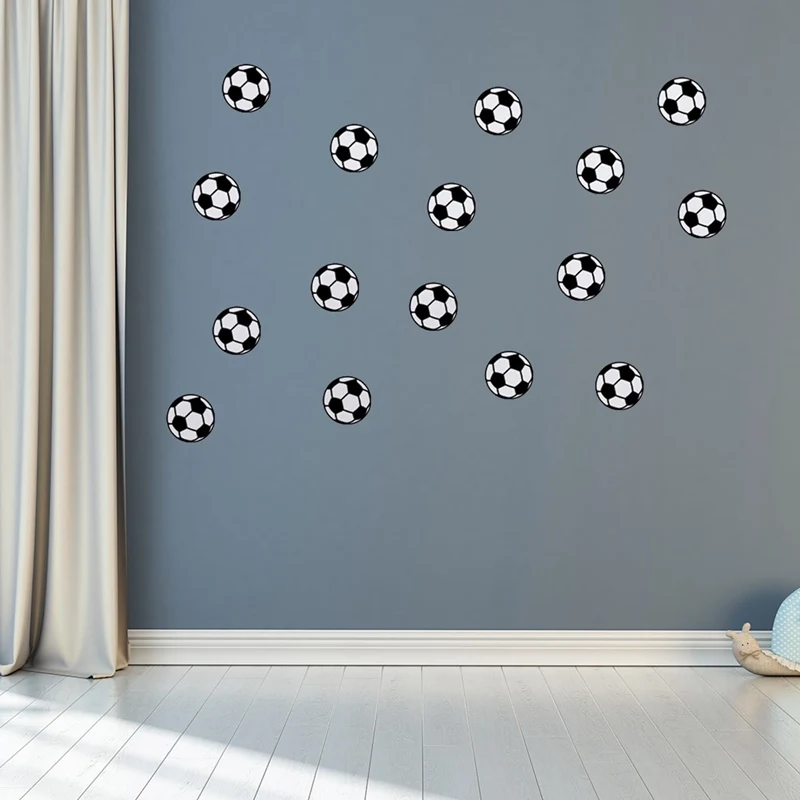20 шт./компл. Спортивная виниловая настенная наклейка в спальню для мальчиков