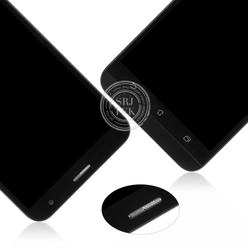 Для ASUS Zenfone 2 Laser ZE550KL LCD для сенсорный экран дигитайзер Датчик в сборе рамка