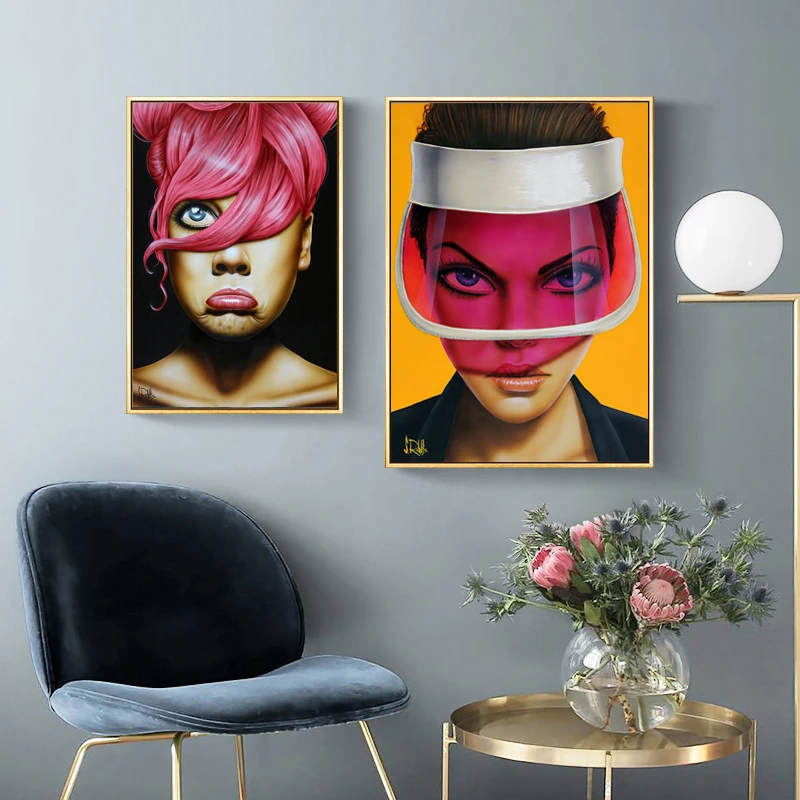 Скандинавские забавные кинозвезды герой Искусство украшение для дома настенные