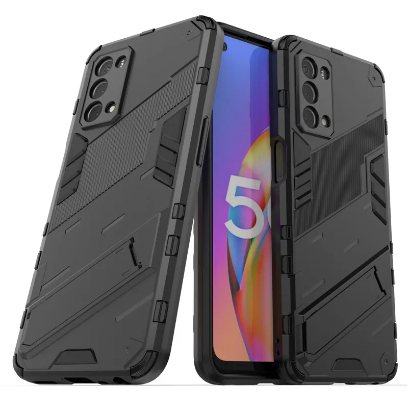 

For OnePlus Nord N200 5G Case For Nord N200 Cover Armor PC Shockproof Silicone TPU Stand Protective Bumper For OnePlus Nord N200