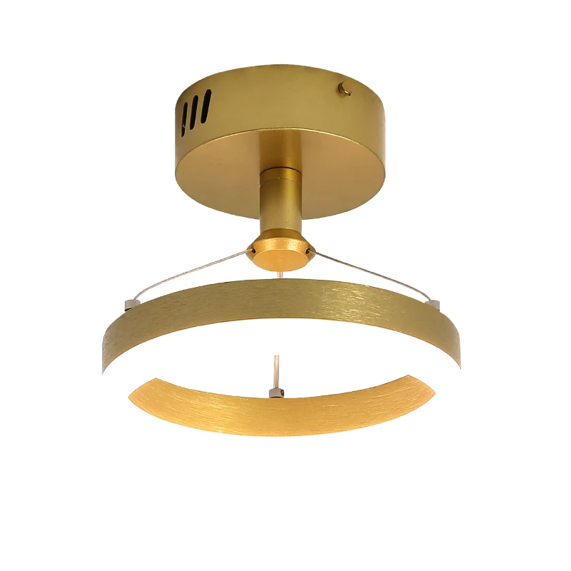 

Modern Led Chandeliers For Indoor Corridor Aisle Lights Coffee Gold Minimal Lighting personality Lustre Lamps Luminaria QIYIMEI