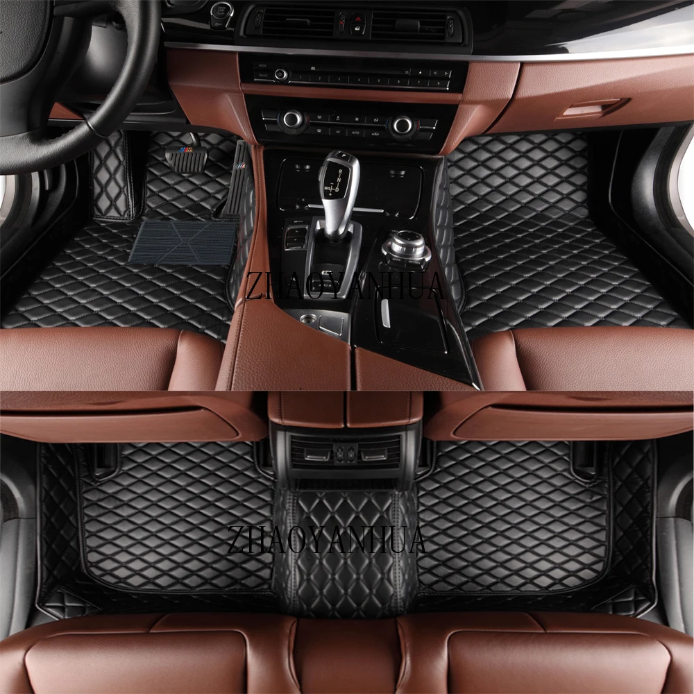 

Custom LHD/RHD Leather Car Floor Mats For Citroen C-Triomphe 2006-2010 Year All Weather Full Cover Carpet Rugs Liners