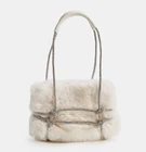 Прямая поставка, зимняя Сумочка, дизайнерские женские плюшевые сумки на плечо, Сумка Хобо из мягкого меха, Женская вместительная сумочка, женская сумка