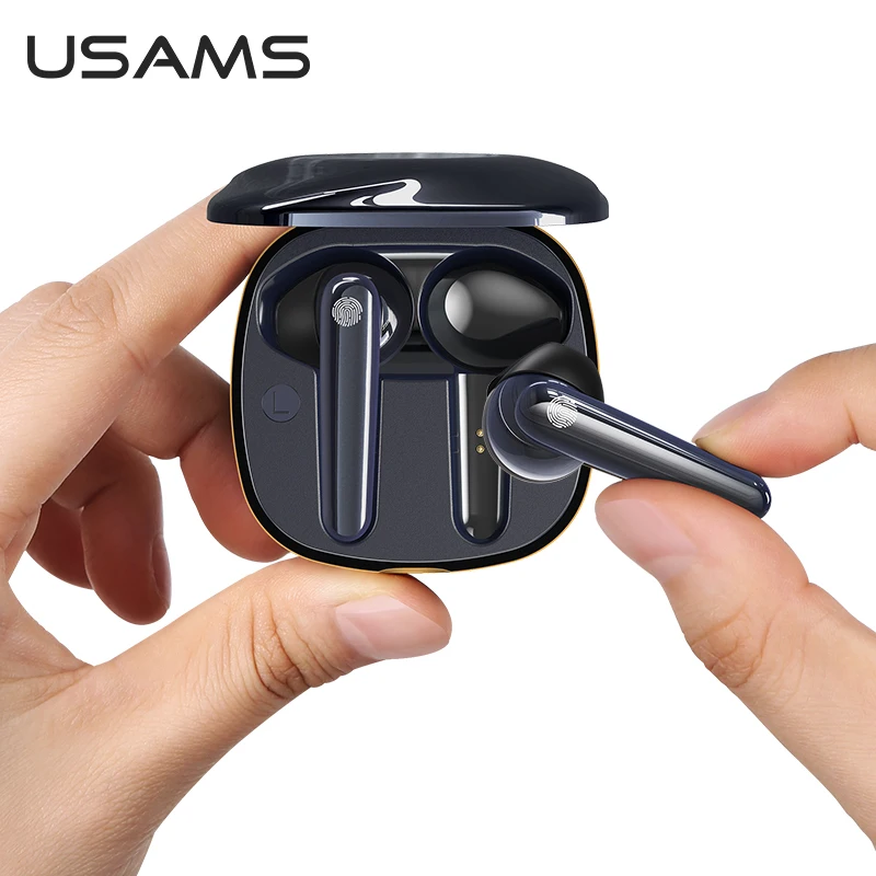 USAMS Bluetooth V5.0 Наушники Беспроводные с микрофоном спортивные Водонепроницаемые