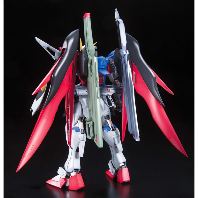 

BANDAI Assembly Model MG 1/100 DESTINY GUNDAM Luxury Version Wing with Light Action Toy Figures Gifts for Children