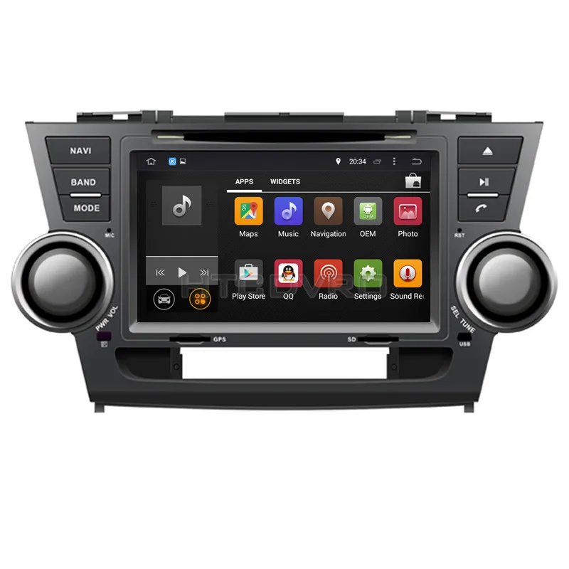 YMODVHT 8 дюймов 4G Восьмиядерный Android 9 0 7 1 автомобильный dvd-плеер для Toyota Highlander 2008-GPS