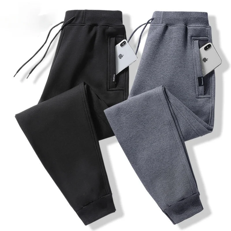 

Cotton Sports Pants Men's Casual plus Size Sweatpants Loose elastic waist Trousers Straight Men Joggers Harem Pants Four Seasons