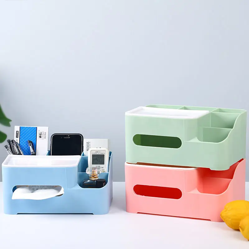 

Creative Multifunction Tissue Boxes Nordic Household Paper Bag Simple Cute Remote Control Cosmetic Napkin Pen Holder Storage Box