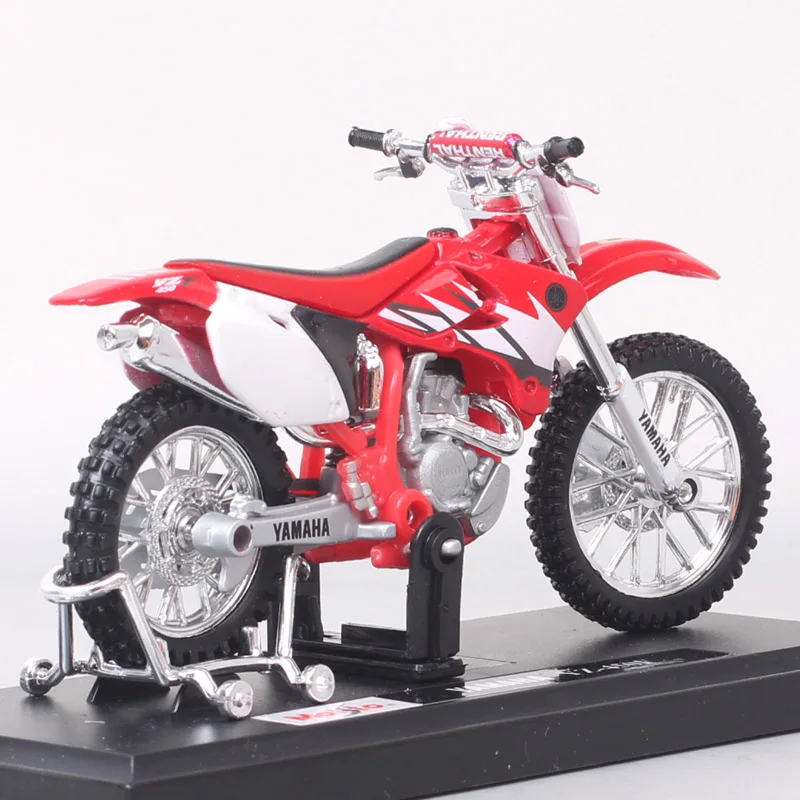 1/18 scale maisto YAMAHA YZ450F YZ-450F motorcycle MX Motocross dirt metal Diecast bike race model vehicles Toy for boy replica images - 6