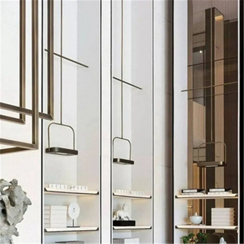 

Nordic Minimalist Iron Led Pendant Lamp Creative Vintage Metal Bar Study Restaurant Bedroom Bedside Hotel Suspension Lamps AC