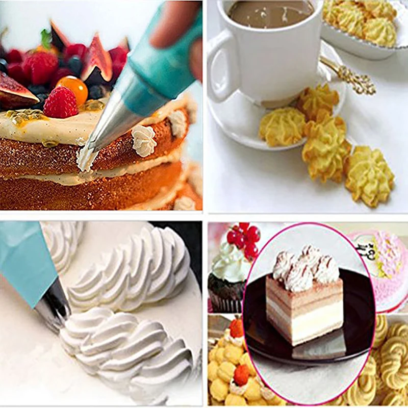 

WALFOS Food Grade Reusable Confectioner Piping Cream Pastry Bag Decoration Cakes Tool Bakery Dessert Baking Decoration Icing Bag