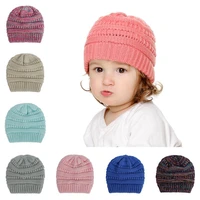 baby toddler knitted hat winter infant warm cap boy girls crochet beanie knit cap warm bonnet kids children cute hats h240s