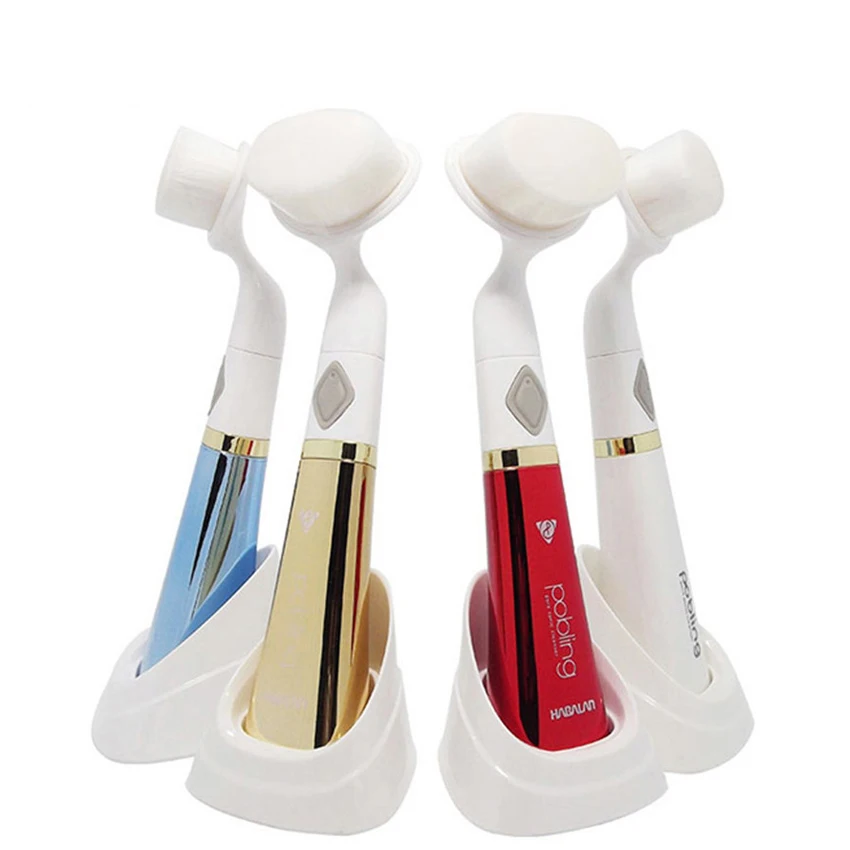 Аккумуляторные устройства для очищения лица ультразвуковая Вибрирующая щетка