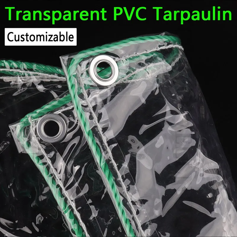 Изготовленный На Заказ Прозрачный брезент из ПВХ покровный материал для Windows