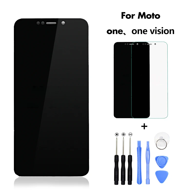 Для Motorola Moto One XT1941 ЖК дисплей сенсорный экран дигитайзер для Vision XT1970 P50 в сборе с