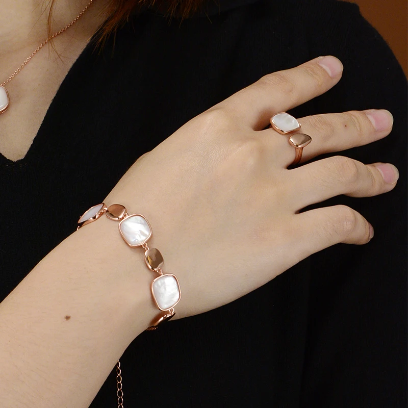 

New Listing In 2021 Adjustable Rings 925 Sterling Silver Women's Mother Of Pearl Rings Gifts For Wedding Party