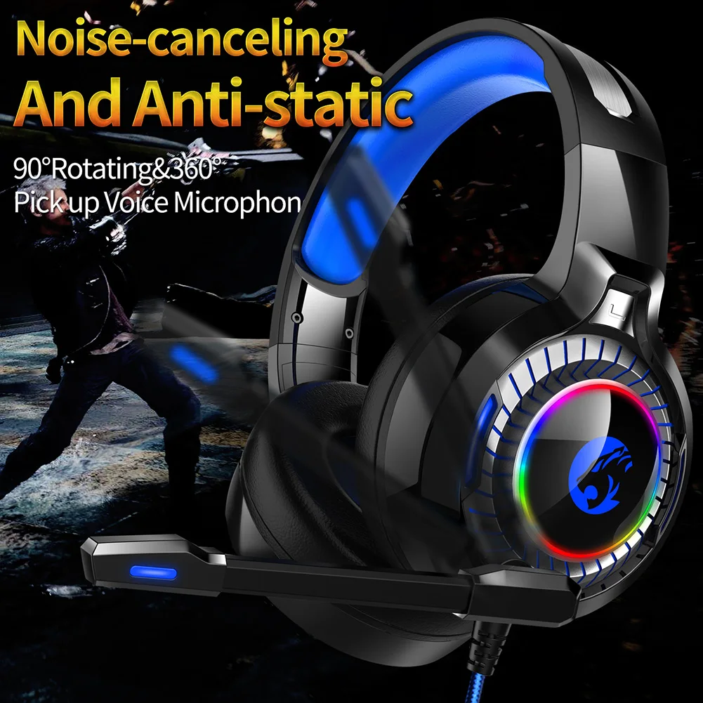 Проводные профессиональные студийные наушники с микрофоном стереонаушники