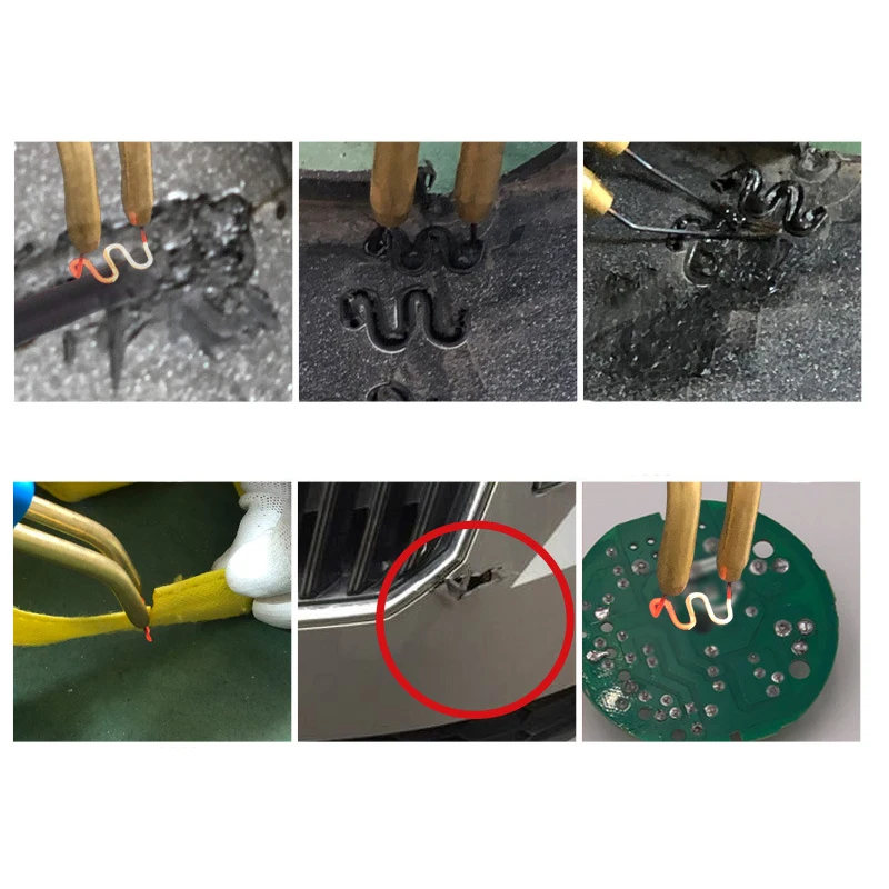 100 шт. скобы для ремонта бампера автомобиля гвозди пластикового сварочного