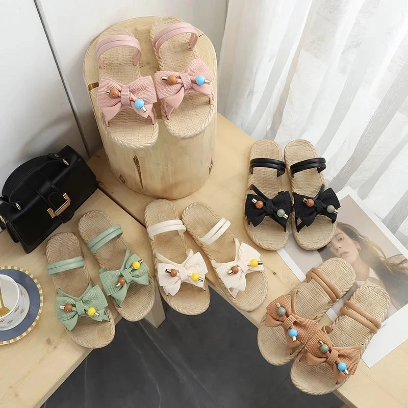 

Open Toe Sunflower Flat Sandals Women Plastic Slides Girls Elegant Summer Beach Shoes Dual Use Slipper Woman Sandales Female