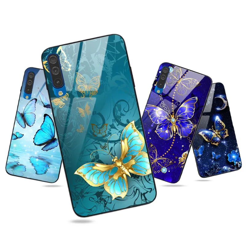 Чехол для телефона с изображением бабочки samsung Galaxy A10S A20S A30S A50S A10 A20 A30 A50 S 2019 A40 A70