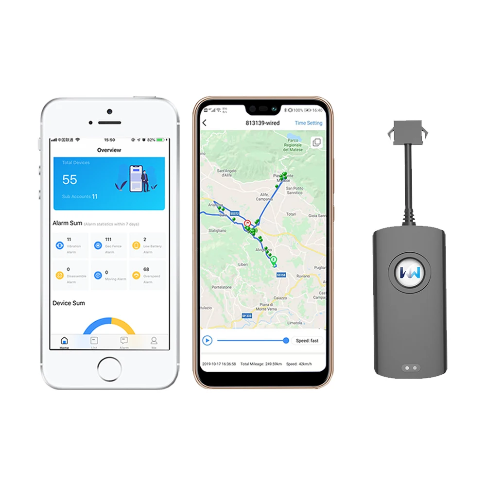 

4G Smart GPS Tracker Geo-fence Alarm and ACC Detection Tracker for Vehicle Motorcycle