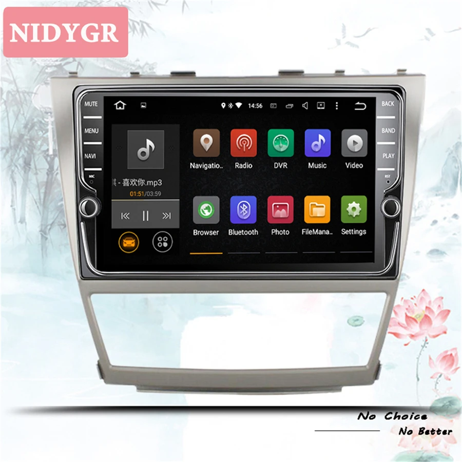 Автомобильный Радио Мультимедийный dvd плеер 9 &quotandroid 10 0 для Toyota Camry 2007 2008 2009 2010 11