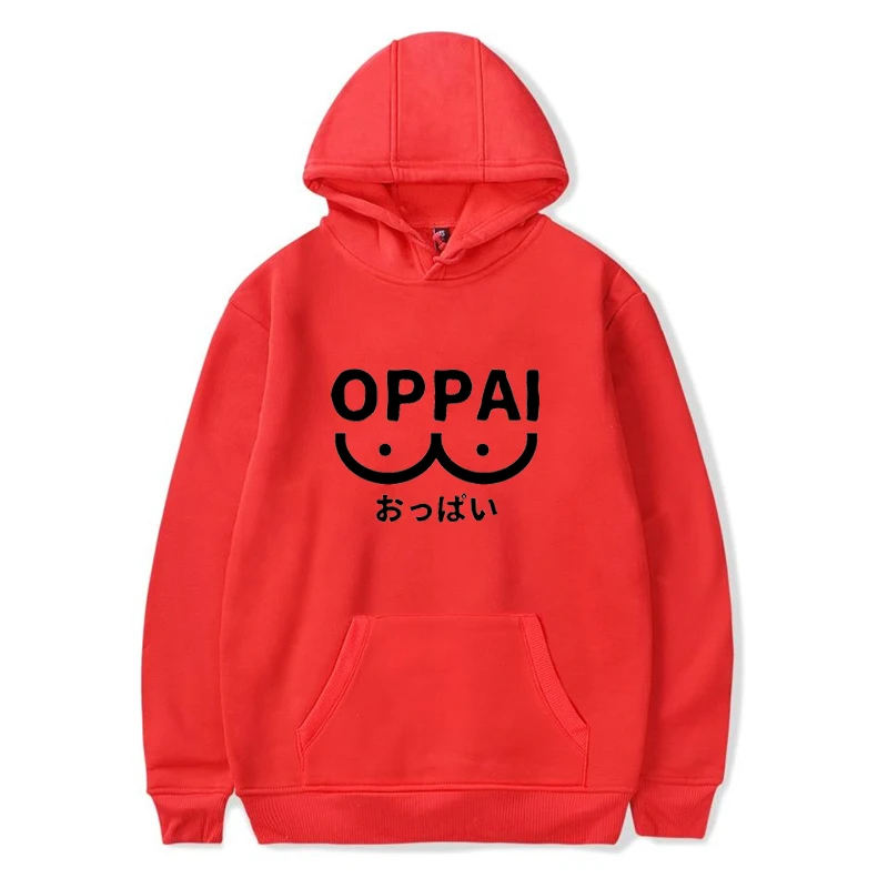 One Punch Man Толстовка для мужчин герой Сайтама толстовки Oppai 2019 сезон осень зима