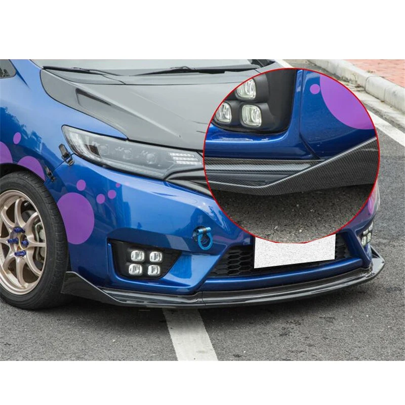 CEYUSOT для 3 шт. Honda Fit Jazz Комплект переднего бампера кузова диффузор дефлектор