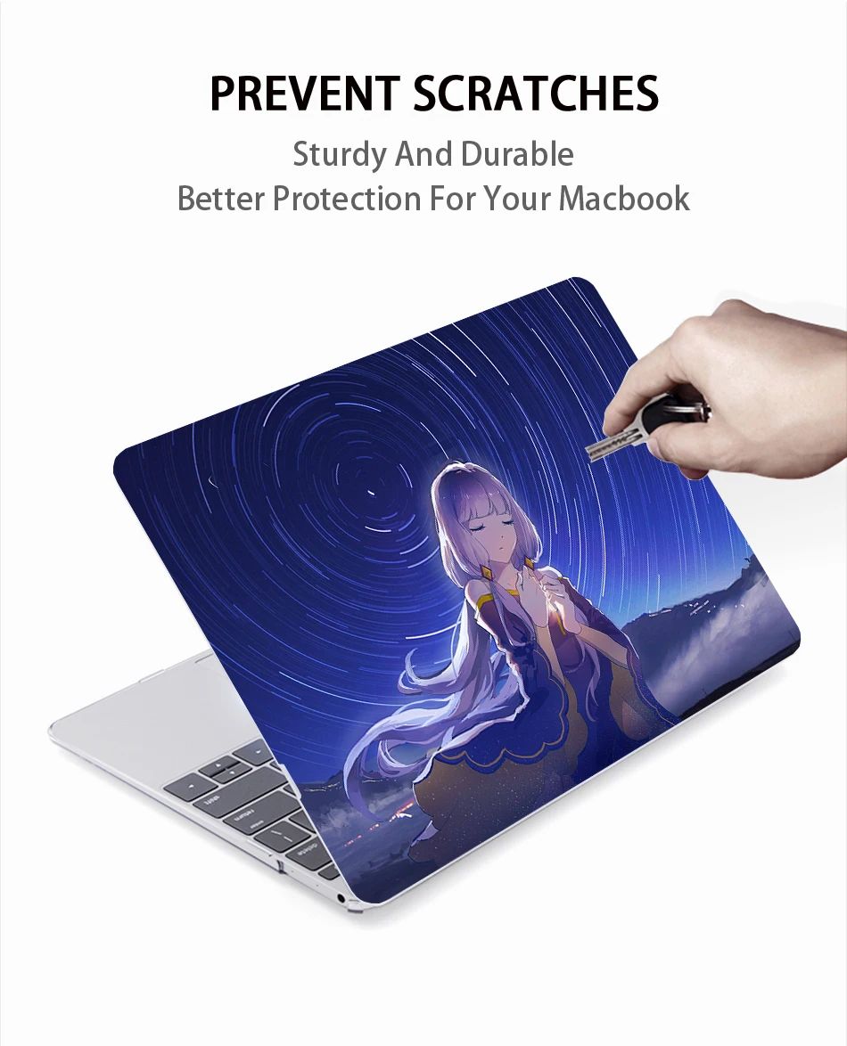 MTT чехол для Macbook Pro retina 13 15 дюймов A1706 A1989 A1398 Аниме Сумка для ноутбука чехол для Mac book Air 11,6 12 Pro 13,3 15,4 Fumda