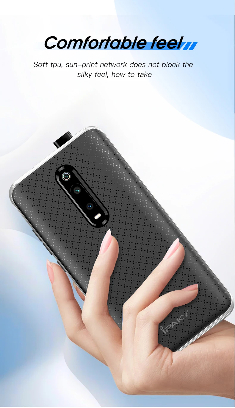 Для Red mi K20 Чехол IPAKY PC бампер силиконовый mi 9T мягкая задняя 2 в 1 Гибридный противоударный бронированный чехол для Xiao mi Red mi K20 Pro Чехол