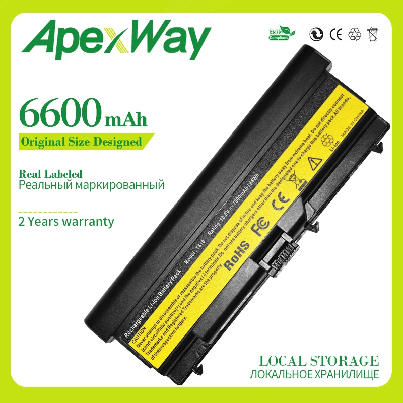 Apexway 9 ячеек Аккумулятор для ноутбука lenovo ThinkPad E40 L410 L412 L510 45N1011 45N1010 45N1005 45N1004 45N1173