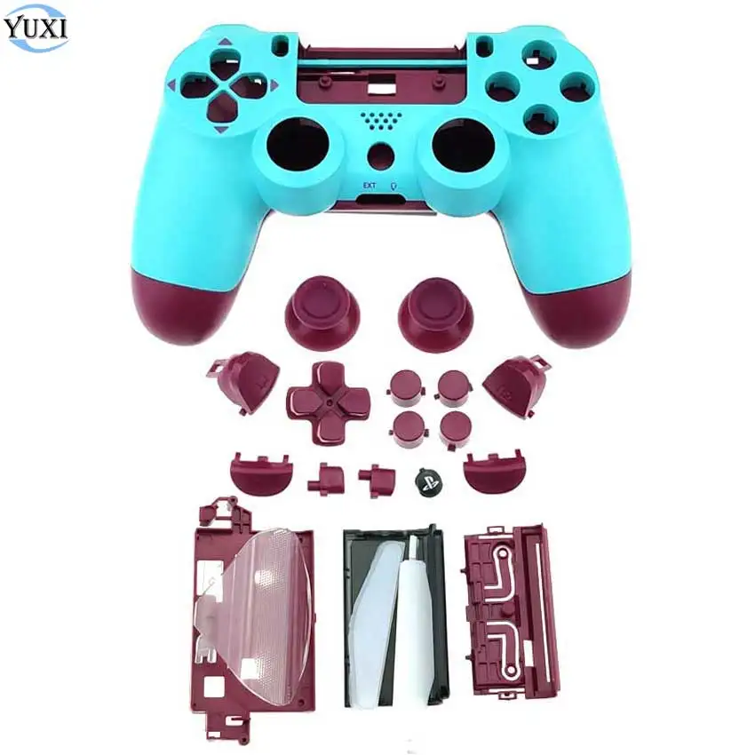 YuXi полный корпус Оболочка Чехол кнопки мод комплект для Playstation 4 Dualshock PS4 Pro тонкий