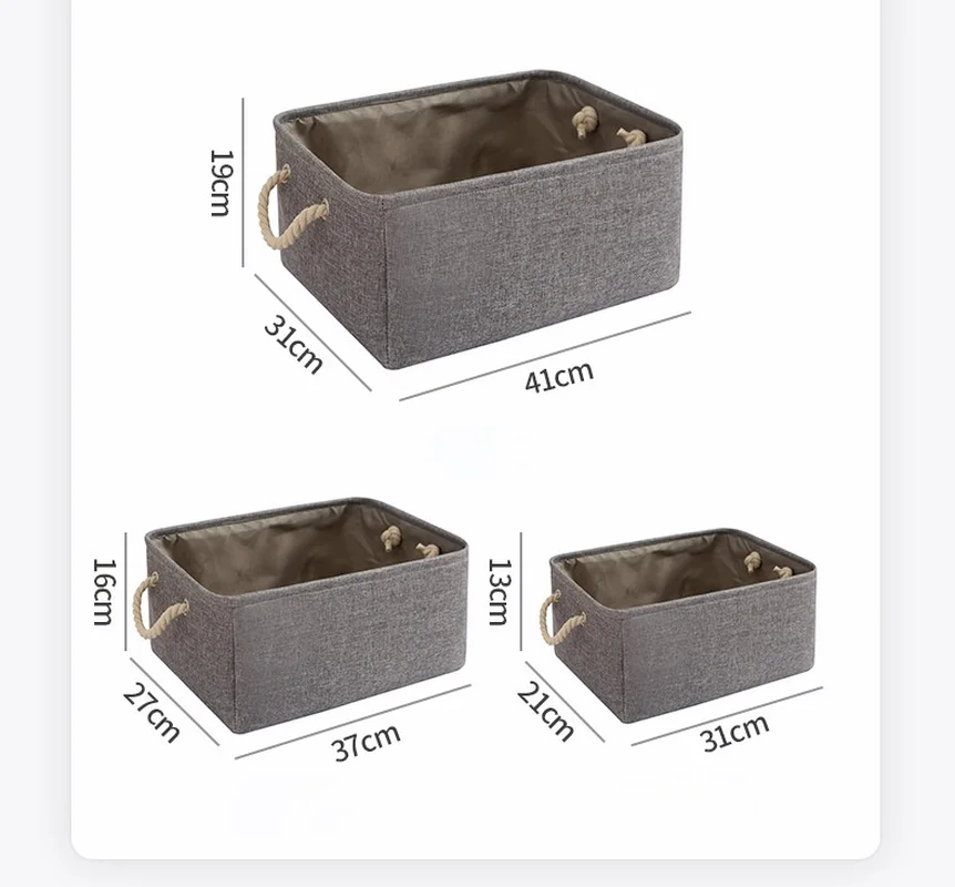 Складная льняная корзина для хранения игрушек и домашних животных | Дом сад