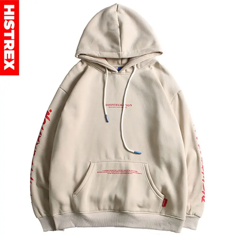 Men Hip Hop Hoodie Sweatshirt Retro Painting Print Harajuku Hooded Pullover Streetwear 2022 Autumn Cotton Loose Hoodies Winter | Мужская