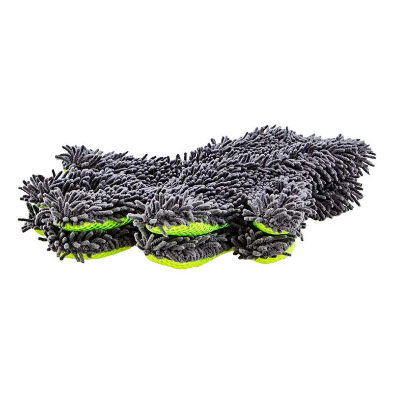 Горячая Распродажа перчатки для мытья автомобилей с 5 пальцами мягкая