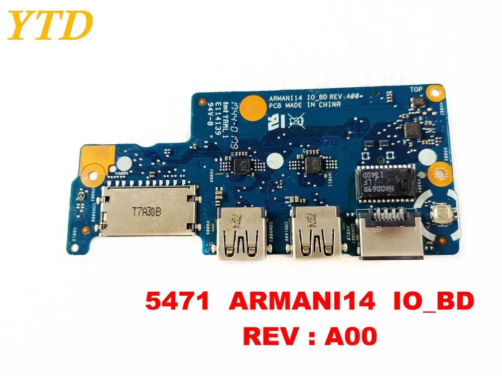 Оригинал для DELL 5471 USB плата ARMANI14 IO_BD REV A00 протестирована хорошая бесплатная