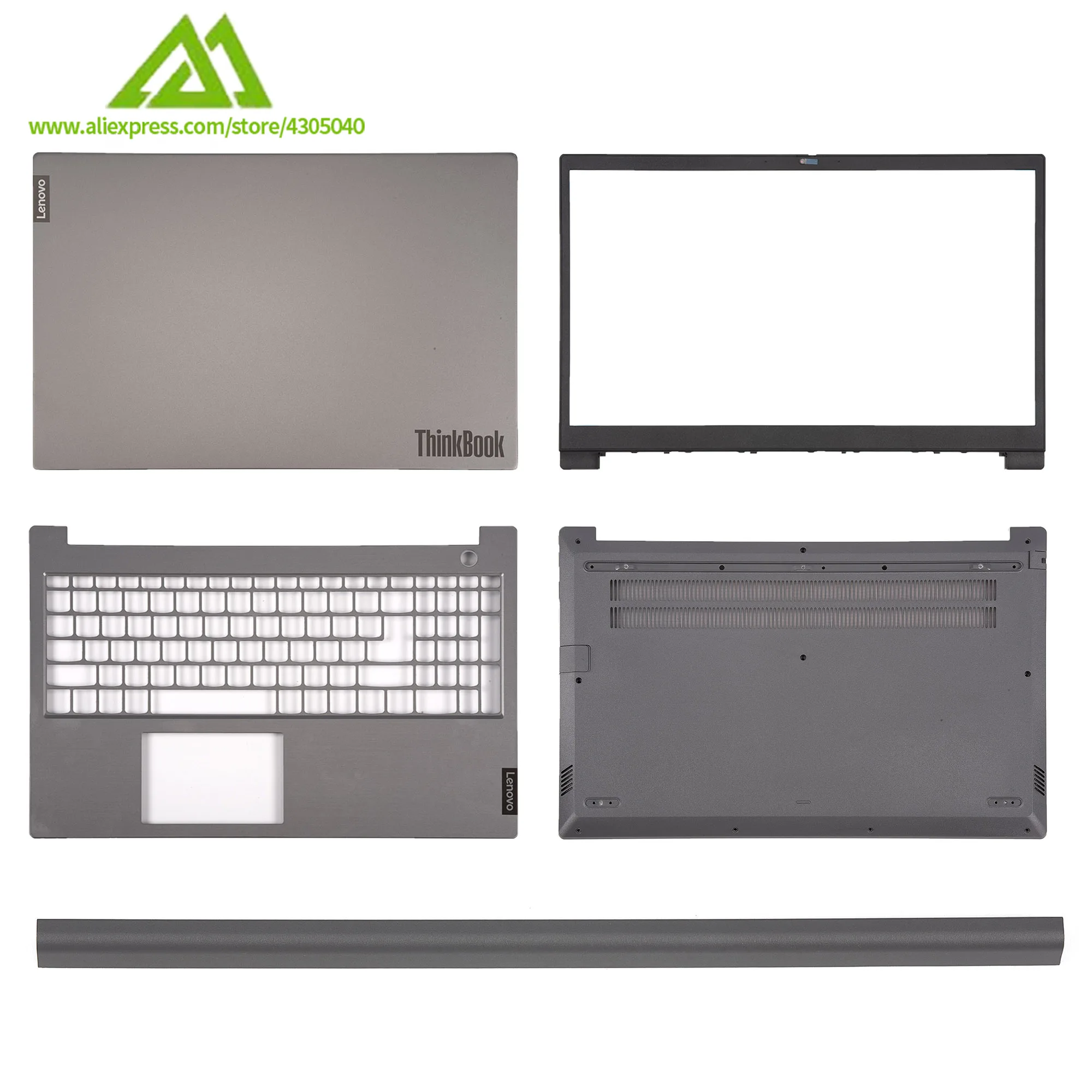 

New Original LCD Back Cover/Bezel/Hinge Cover/Palmrest/Bottom Case For Lenovo ThinkBook 15 15-IIL 15-IML