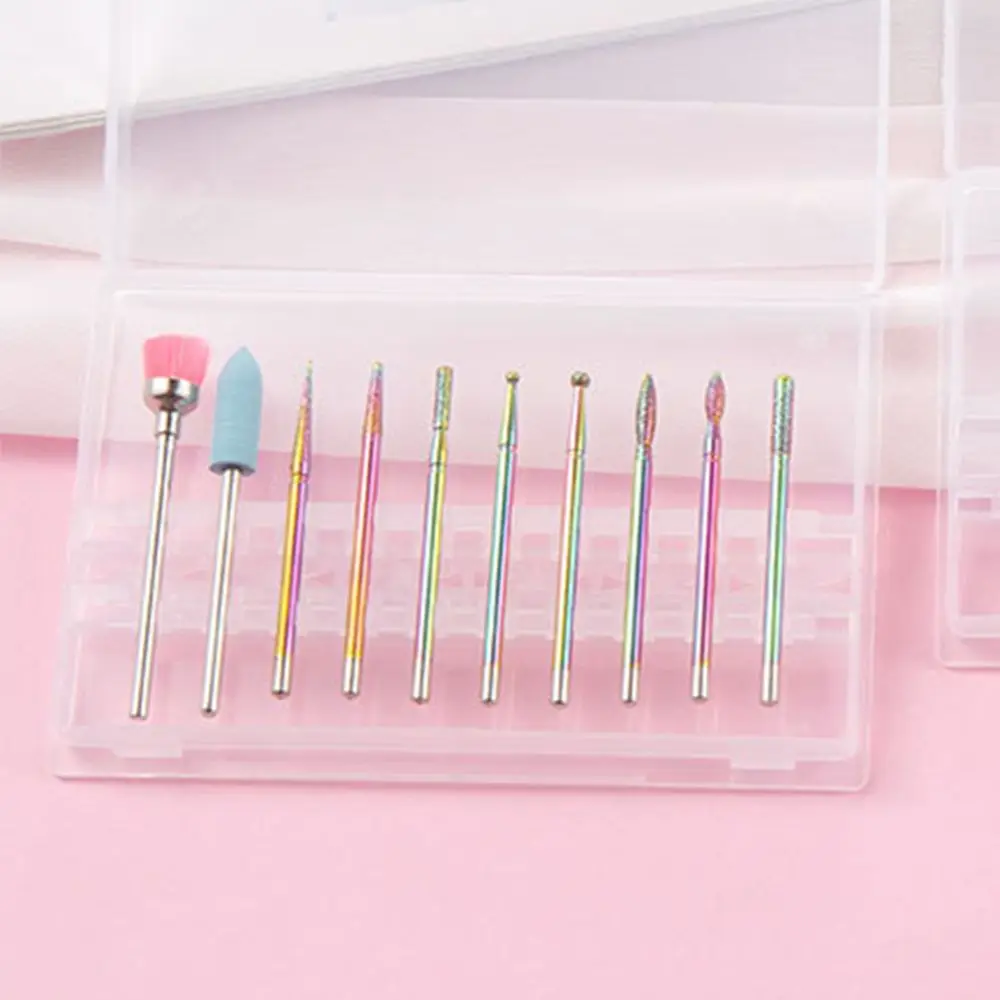 

Nail Grinding And Polishing Head Set Exfoliating Polishing Tool Nail Drill Bits Set Nail Sanding Tool Manicure Accessories