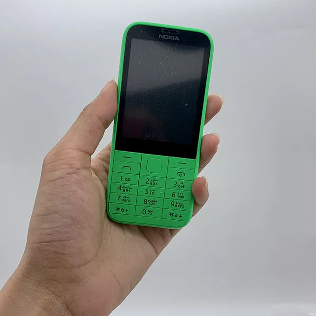 nokia 225 refurbished original mobile phones unlocked single core 2 8 inches 2mp camera 2g gsm fm mp3 player cellphone free global shipping