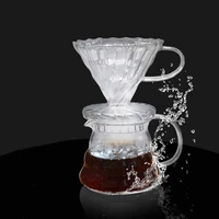 500 300ml glass dripper and coffee maker set for japanese style v60 reusable glass coffee filter coffee tool